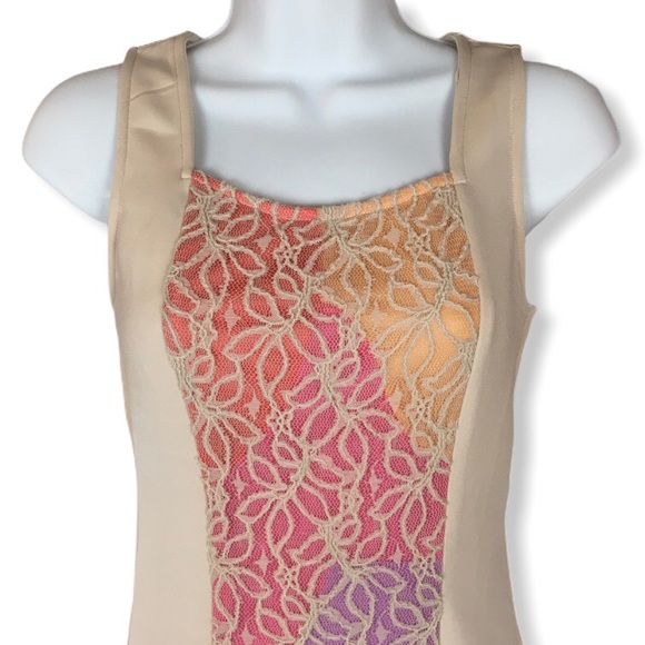 Zinga Fitted Dress Lace Insert - Picture 3 of 8